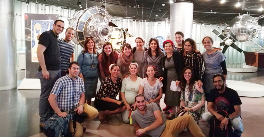 משלחת של המכללה האקדמית הרצוג לסוכנות החלל של רוסיה